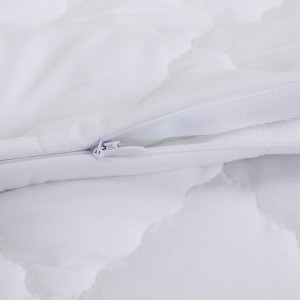 Gran oferta, funda protectora de almohada de tela con capa de aire, aislamiento transpirable, resistencia antiarrugas