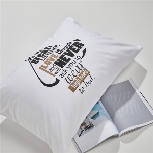 Hot sale Factory China 100% 20*30 Inch Personalized Standard Size Soft Polyester Printed Pillowcase
