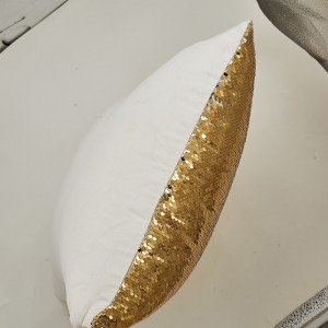 Față de pernă decorativă cu paiete reversibile de înaltă calitate personalizat