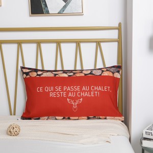 Visokokvalitetna jastučnica s printom Custom Home Sweet Home Prilagođena ukrasna navlaka za spavaću sobu