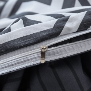 100% Microfiber Bedding Sheet Super Soft Microfiber Stripe Bedding Sheet Set
