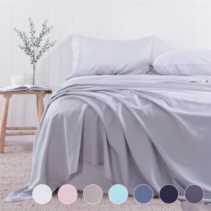 100% French Linen Luxury Bedding Stone Washed Flax Bedding Set