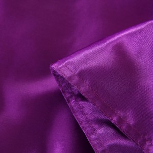 Luxurious Smooth 100% Polyester Satin Silk ຊຸດນອນ