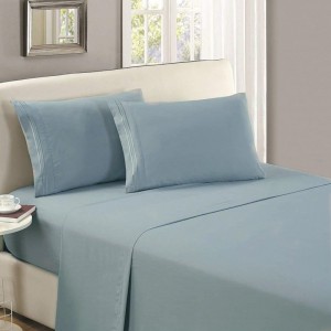 مفارش سرير فاخرة للفنادق مصنوعة من القطن بنسبة 100%/طقم ملاءات سرير
