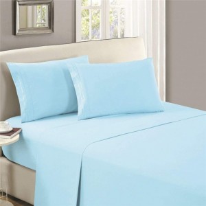 luxury hotel bedding 100% cotton bedsheet / bed sheets bedding set