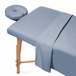3 dalių masažo stalų komplektai medvilniniai flaneliniai masažo paklodės rinkiniai – 100 % natūralios medvilnės masažo paklodės masažui