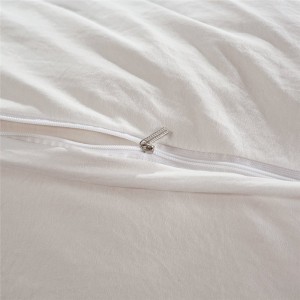 Bộ đồ giường bằng vải lanh sang trọng 100% của Pháp được giặt bằng đá lanh