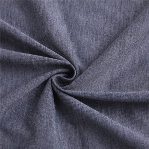 Varotra betsaka 95% Polyester 5% Spandex Knitted Single Jersey Fabrics ho an'ny T-shirt