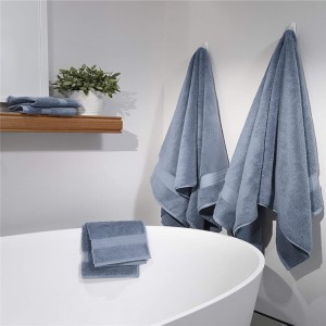 Conxunto de toallas de liño suave, 2 toallas de baño 2 toallas de mans 2 toallas de baño 100% algodón supersuave para toalla de baño e cociña