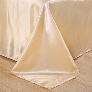 4pcs Satin Sheets Set Luxury Silky Satin Bedding Set na may Deep Pocket, 1 Fitted Sheet + 1 Flat Sheet + 2 Pillowcases