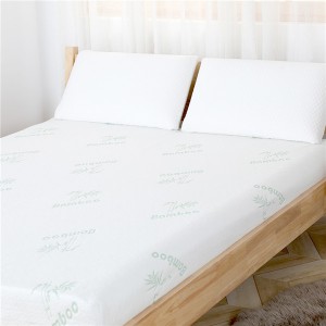 Standard Size 100% Bamboo Quilted Anti-microbial Waterproof Mattress Protector Cover