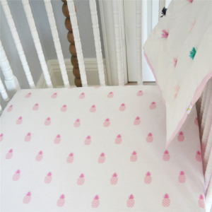 Бебешки чаршафи за бебешко креватче Комплект покривала за матрак за бебета и малки деца, слон/звезди/облаци