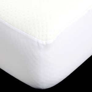 Mbrojtës dysheku i papërshkueshëm nga uji Mbulesë dysheku pambuku me terry Mbrojtës dysheku të bardhë pa zhurmë pa vinyl për fëmijë