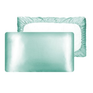 OEM/ODM Luxury Satin Soft Silky 100% Polyester Pillow Cover Buɗaɗɗen Aljihu Fitattun Satin matashin kai