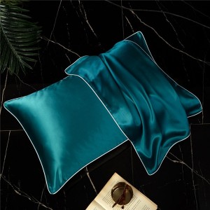 Taie d'oreiller en Satin soyeux avec fermeture d'enveloppe, offre spéciale Amazon, pour cheveux et peau