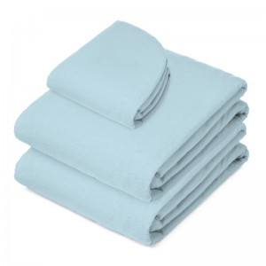 3 Piece Massage Table Sheets Sets Cotton Flannel Massage Sheets Sets – 100% Natural Cotton Massage Sheets for Massage