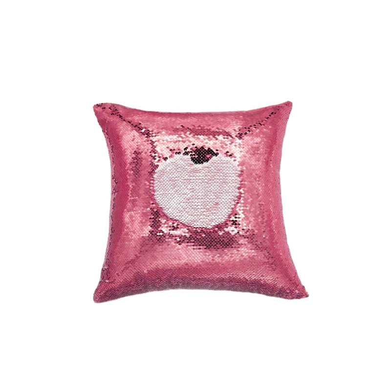 Manufacturer of  Silk Pillowcase - Custom High Quality Reversible Sequins Decorative Cushion Cover Pillowcase – Huierjia