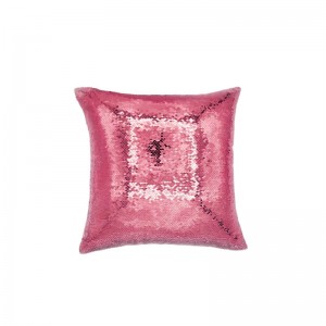 Custom High Quality Reversible Sequins Dekorasyon na Cushion Cover Pillowcase