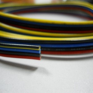 Cable arcoíris de PVC UL1571, cable de conexión FT1 VW-1