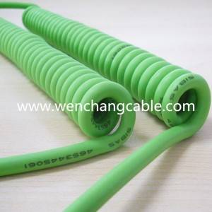 UL21142 Spiral Curly Cable Coiled Chingwe Chachipatala