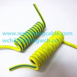 UL20938 Elastic Cable Spiral Cable Coiled Cable PUR Cable TPU Cable