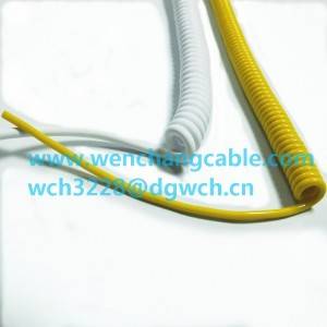 UL21223 PUR Cable TPU Cable Spiral Cable Tinned Copper twisted pair Cable Coiled Cable