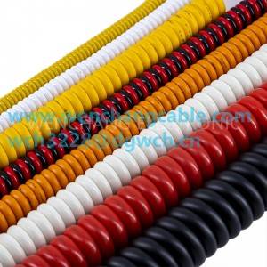 UL21314 Spiral Cable Coiled Cable Curly cable Computer Cable Alarm Cable Medical Cable