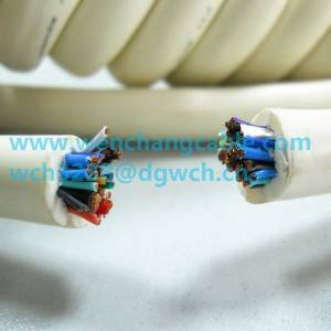 UL21324 spiral kabel o'ralgan simi signal kabeli telefon kabeli elastik kabel