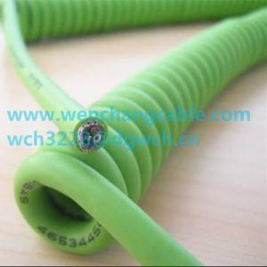 UL21573 Spiral Cable Coiled Cable Curly Cable Elastic Cable Telephone Cable
