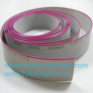 Cable plano de PVC UL2651 Cable plano de cinta 105 ℃ 300V