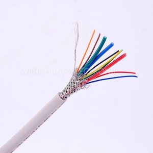 Pur bezhalogenový superflexibilní kabel s tažným řetězem používaný pro přenos dat