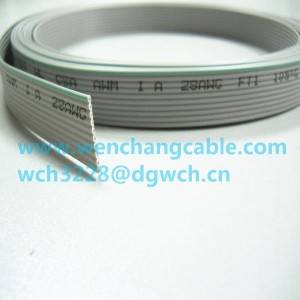 UL4384 XL-PE Flat Cable LSZH ខ្សែកុំព្យូទ័រ XLPE