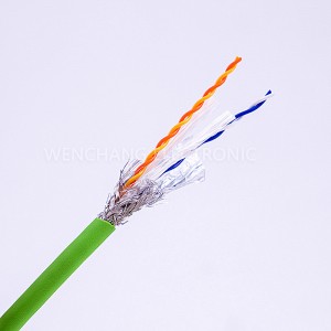 UL21705 Cable Transmission Signal Cable Jacketed Cable TPE Cable Twisted Pair miaraka amin'ny Shielding Al Foil Braided