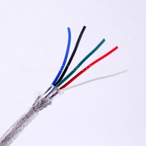 UL21388 PVC-kabel Multicore kabelmantlad kabel med skärmning Al-folie flätad