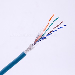 UL20233 TPU kabel Jacket Kabel Vysoce flexibilní audio kabel se stíněním Al fólie opletený