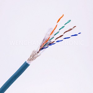 UL21557 Kabel Rintangan Minyak Kabel TPE Berjaket Kabel Dipintal Pasangan dengan Perisai Al Kerajang Jalinan