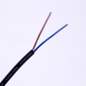 VDE H03VVH2-F2x0.5-0.75mm2 300/300V PVC Wire