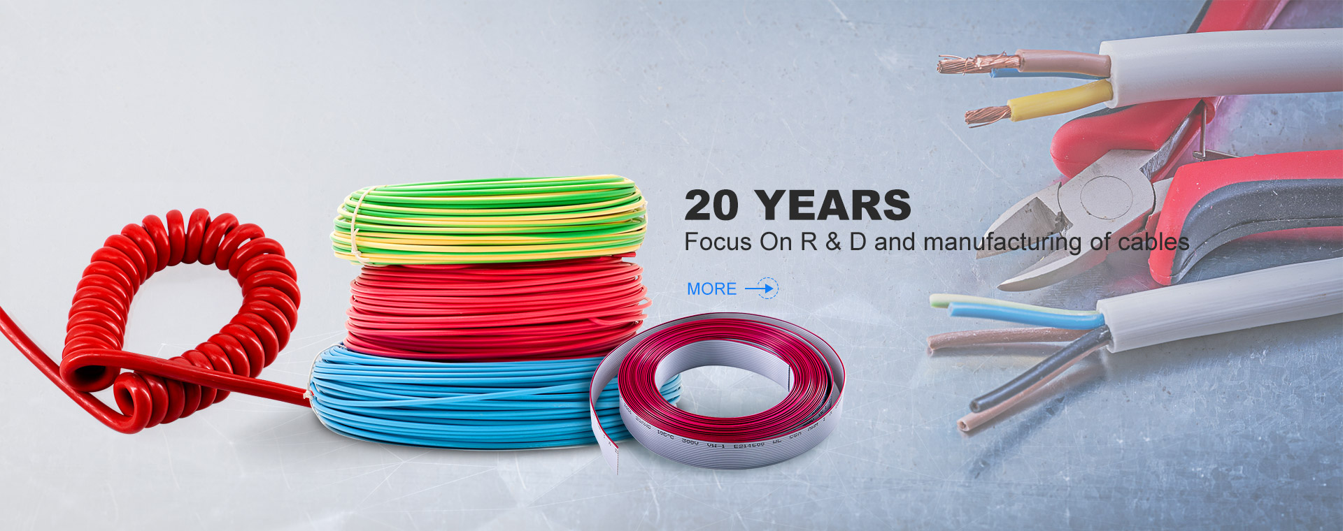 20 JAHRE Fokus auf F & E und Herstellung von Kabeln