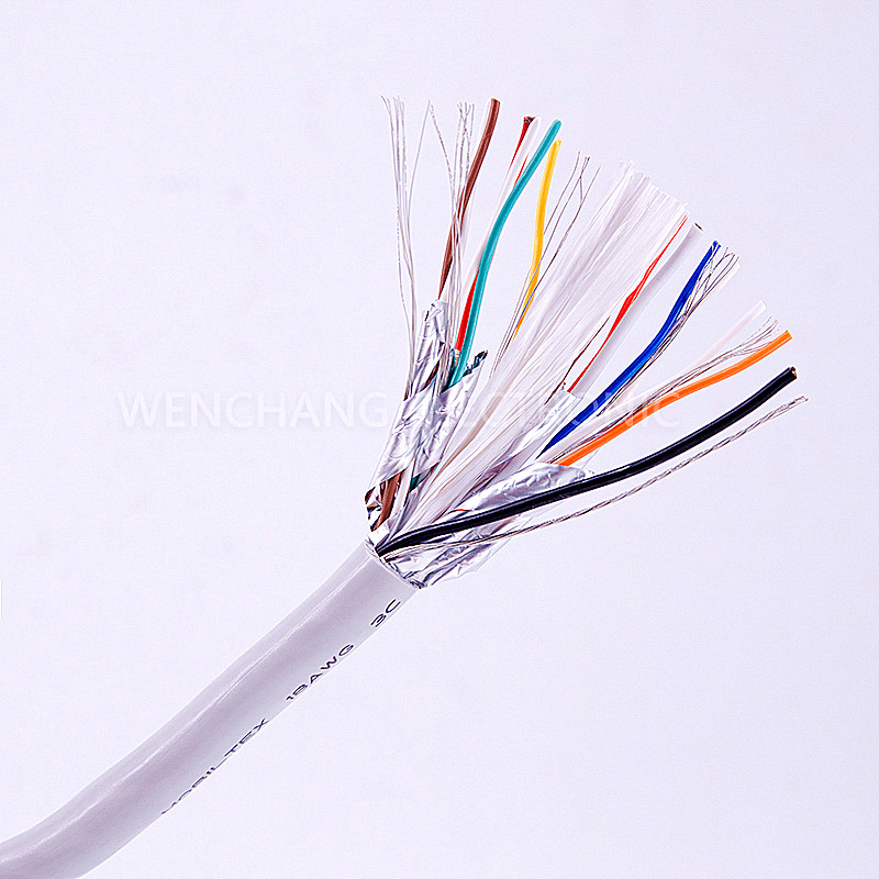 UL21286 Heat Resistance Cable Jacketed Cable Multicore Cable with Shielding Al Foil