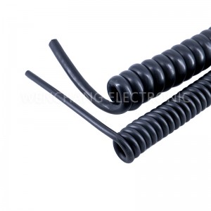 UL21293 PUR Spiral Curly Cable Coiled Cable Lohataona Cable