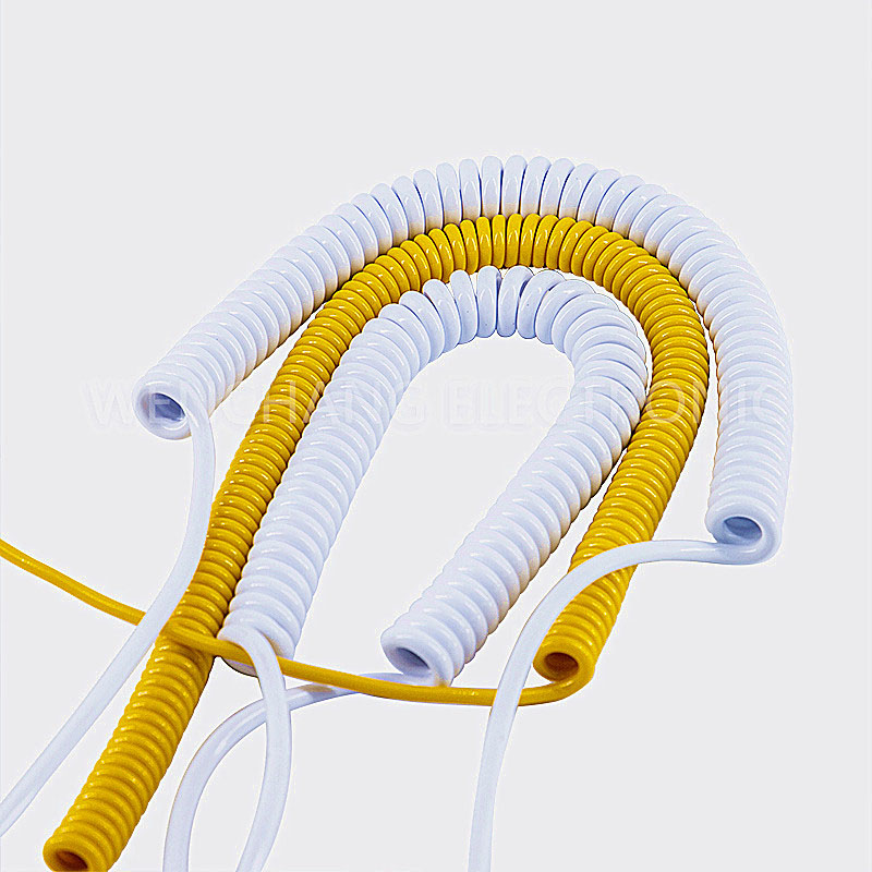 UL21292 TPU Spiral Curly Cable Coiled Cable Spring Cable Featured Image