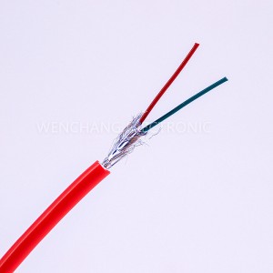 HVCTFK ысыкка чыдамдуу PVC Power Supply Cord Rated 300V
