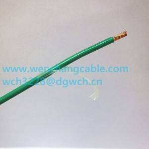 UL1317 UL CSA setifikeiti sa Nylon Wire Solid Copper Wire Conductor e le 'ngoe e nang le Jacket ea PVC ea Insulation Nylon