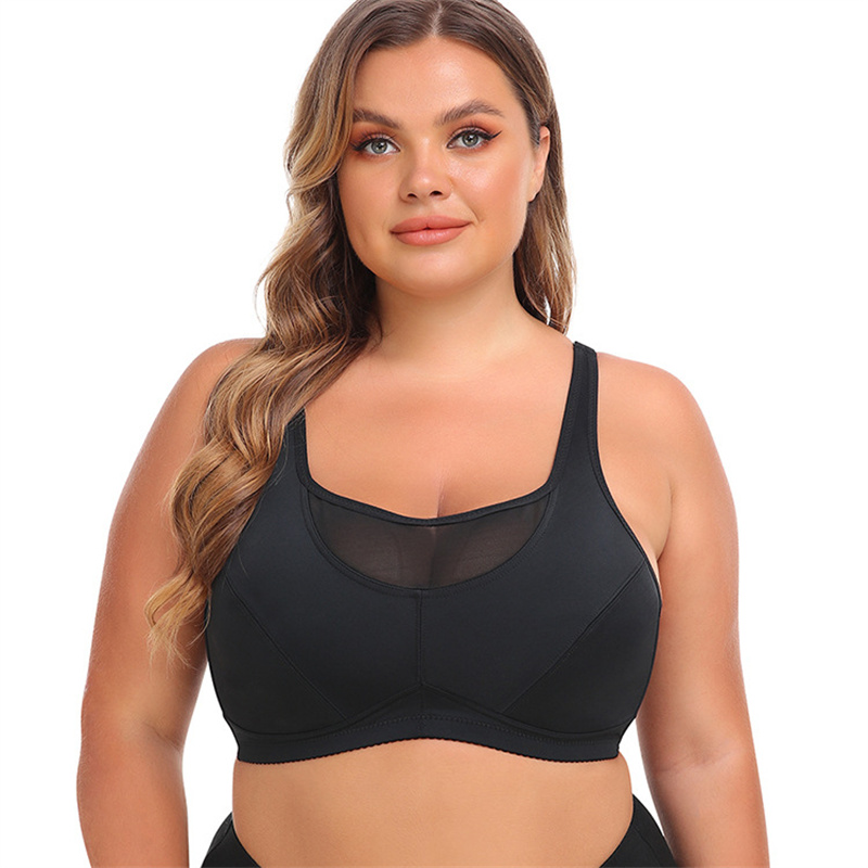 Big Boobs Workouthigh Impact Sports Bra For Big Boobs - Wireless, Push-up,  Plus Size