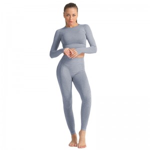 Yoga Sets For Women Active Fitness Plus Size Workout Running Seamless Custom Design Factory