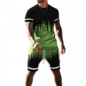 100% Original Factory Sport Bra Gym -
 T Shirts And Shorts Set Summer Short Sleeve Customized Logo Printed New Design – Westfox