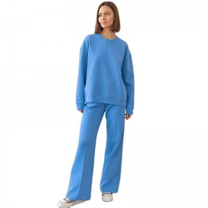 Women Sweatsuit Fleece Knitted Fall Winter Sport Casual Sweatshirt Sweatpants Plus Size Custom