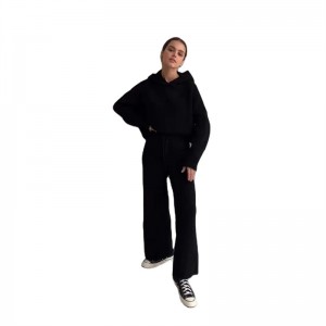 Sports Suits For Women 2 Pieces Set Sweatshirt Sweatpants Wholesale Manufacturer
