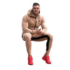 Track Suit For Men Jogging Hoodies Joggers Training Zip Up Sports Gym Sportswear Factory
