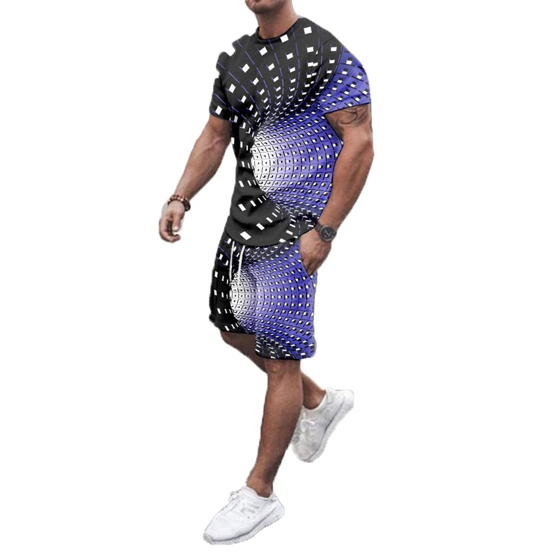 2019 China New Design Riding Legging -
 Men shorts tracksuits 2 pieces Summer T Shirts Printed Polyester Cotton Custom Logo – Westfox